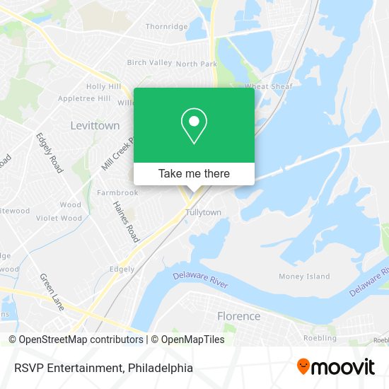 RSVP Entertainment map