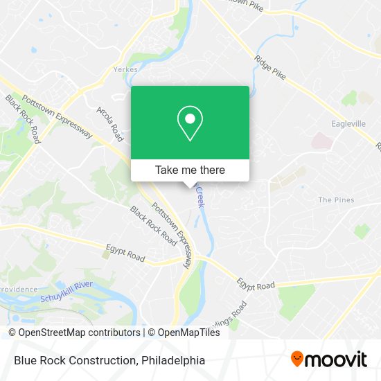 Blue Rock Construction map