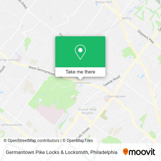 Mapa de Germantown Pike Locks & Locksmith