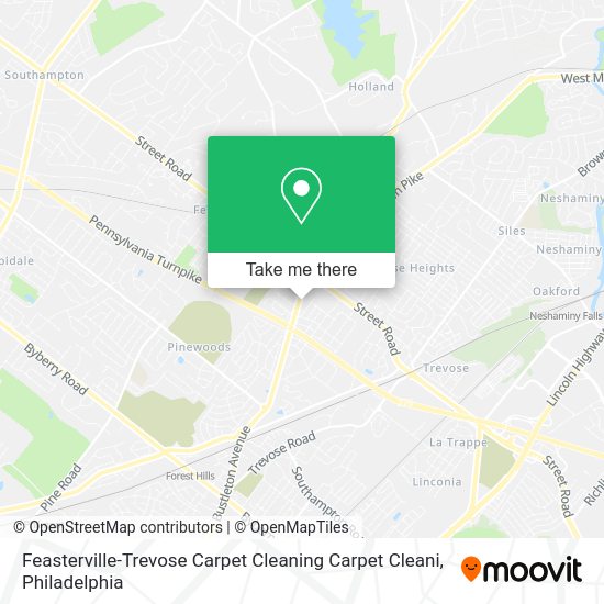 Mapa de Feasterville-Trevose Carpet Cleaning Carpet Cleani