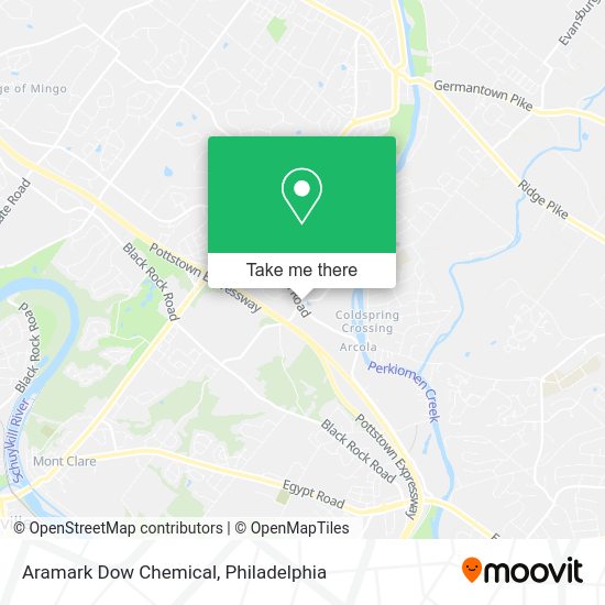 Aramark Dow Chemical map