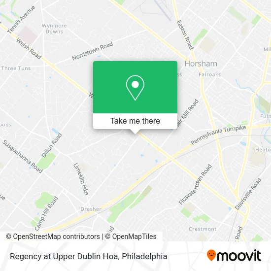 Mapa de Regency at Upper Dublin Hoa