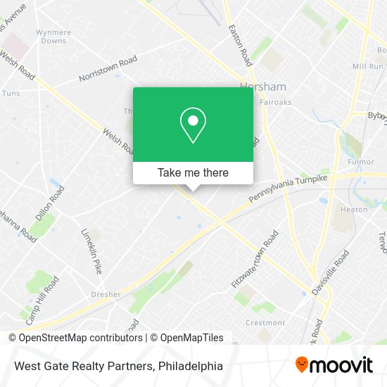 West Gate Realty Partners map