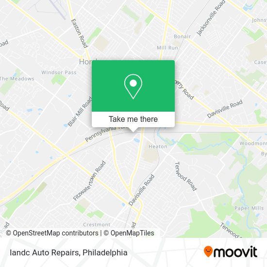 Iandc Auto Repairs map