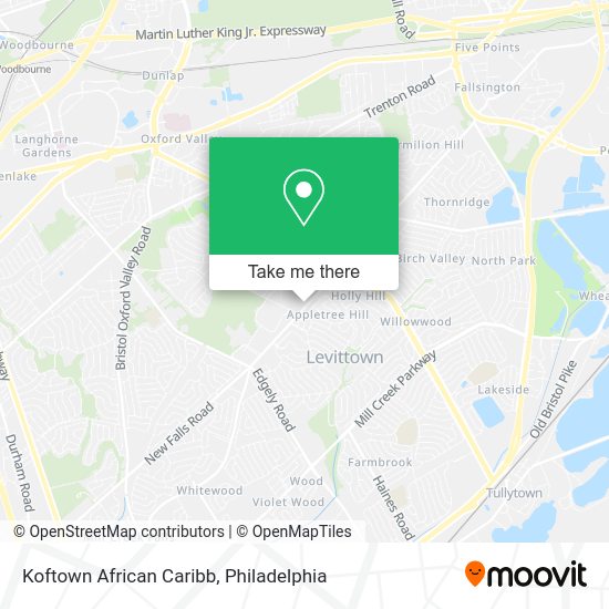 Mapa de Koftown African Caribb