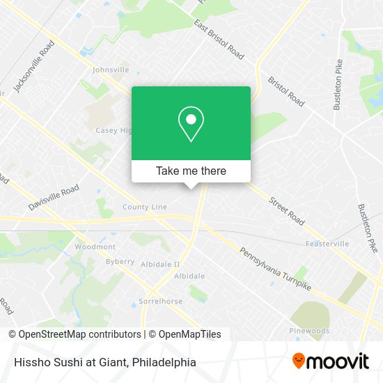 Hissho Sushi at Giant map
