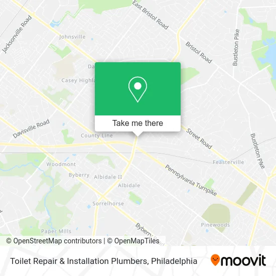 Toilet Repair & Installation Plumbers map