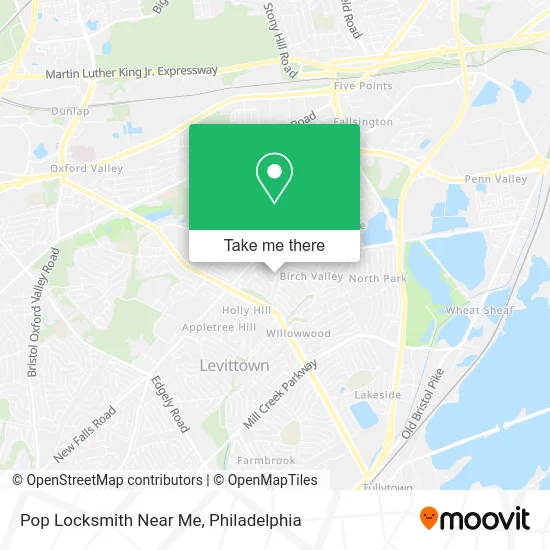 Pop Locksmith Near Me map