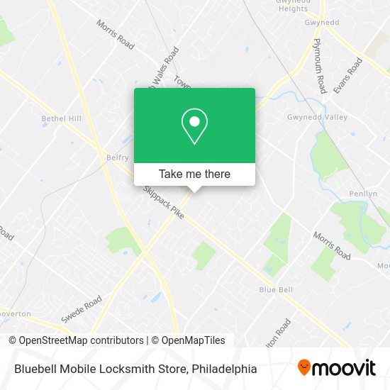 Bluebell Mobile Locksmith Store map
