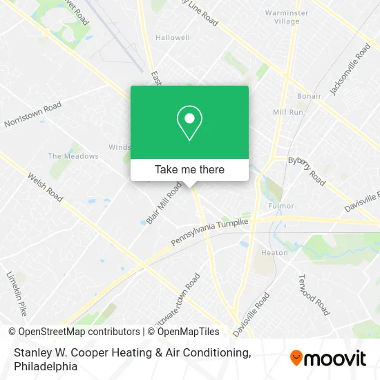 Mapa de Stanley W. Cooper Heating & Air Conditioning