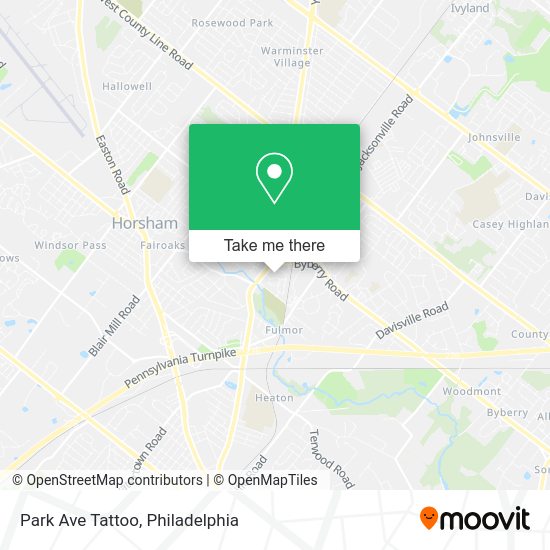 Mapa de Park Ave Tattoo