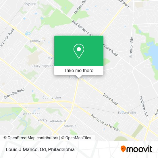 Louis J Manco, Od map