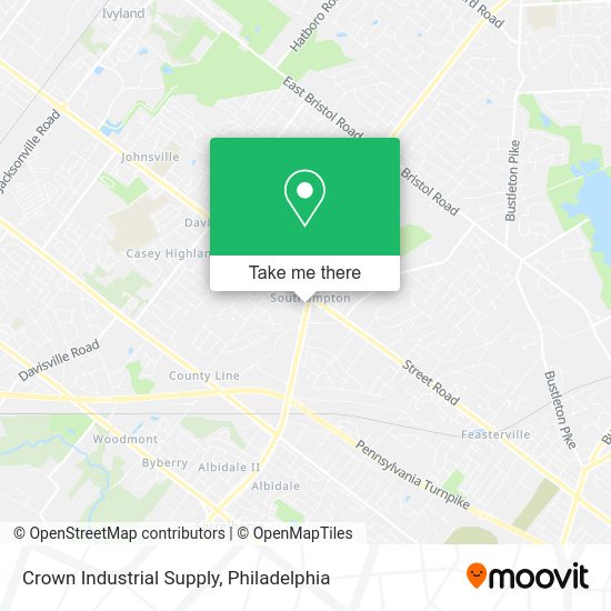 Crown Industrial Supply map