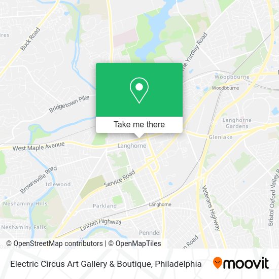 Electric Circus Art Gallery & Boutique map
