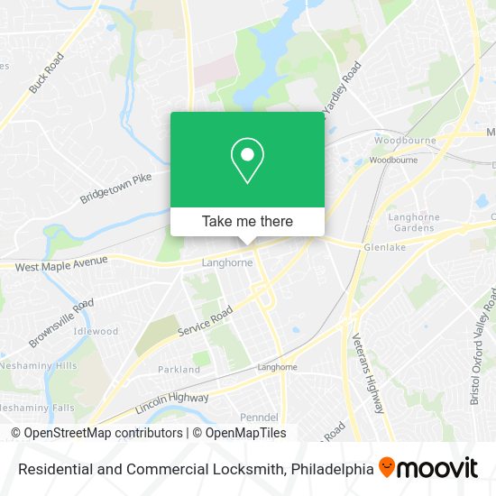 Mapa de Residential and Commercial Locksmith