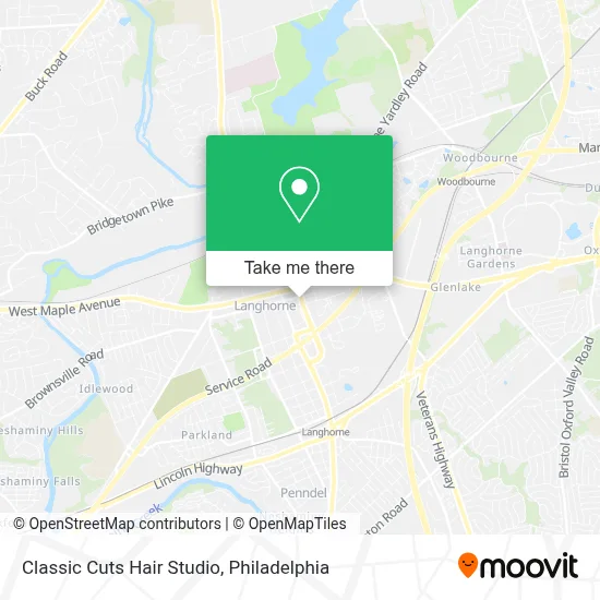 Classic Cuts Hair Studio map