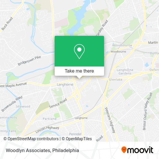 Mapa de Woodlyn Associates