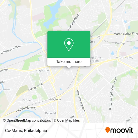 Co-Mans map