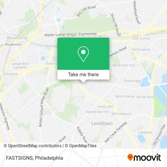 FASTSIGNS map