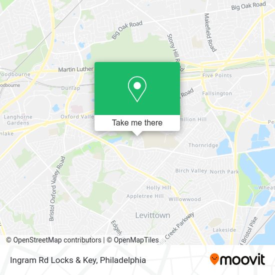 Mapa de Ingram Rd Locks & Key