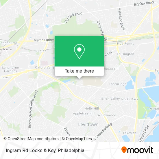 Ingram Rd Locks & Key map