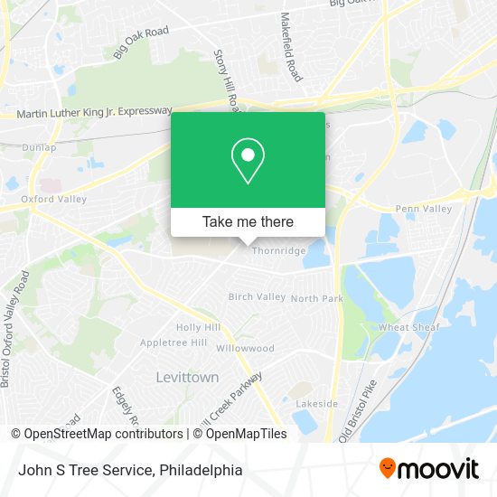 John S Tree Service map