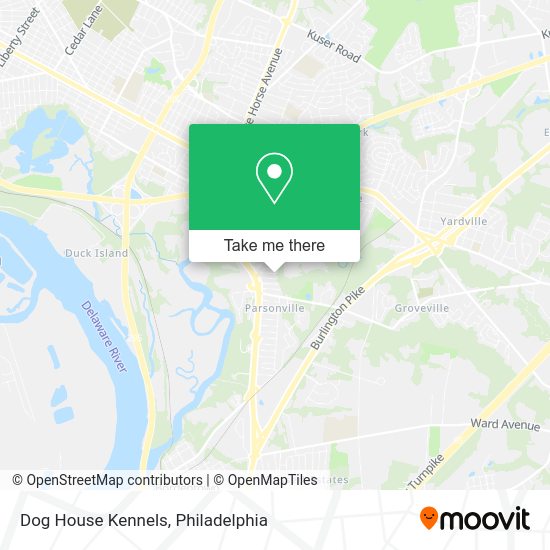 Mapa de Dog House Kennels