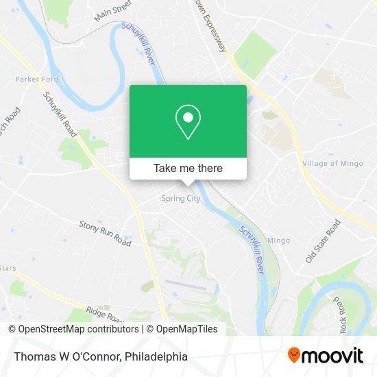 Thomas W O'Connor map