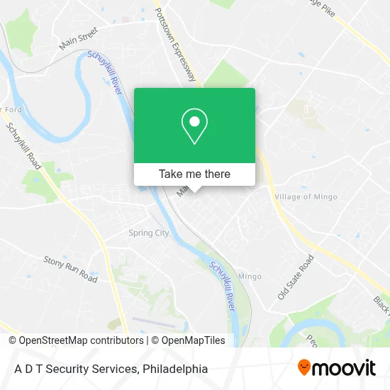 A D T Security Services map