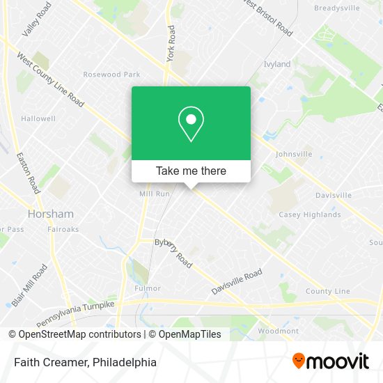 Mapa de Faith Creamer