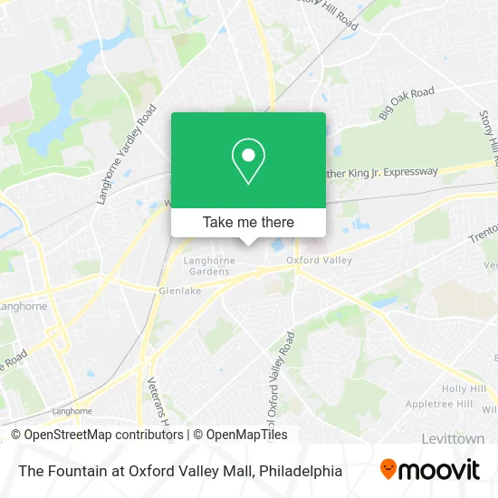 The Fountain at Oxford Valley Mall map