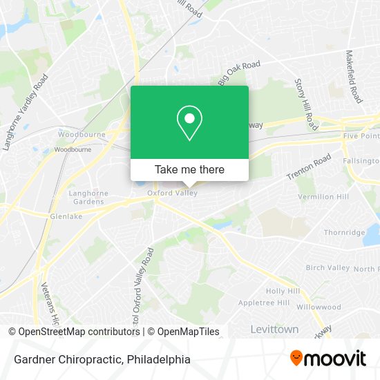 Mapa de Gardner Chiropractic