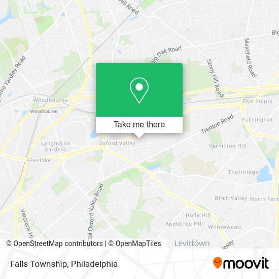 Mapa de Falls Township