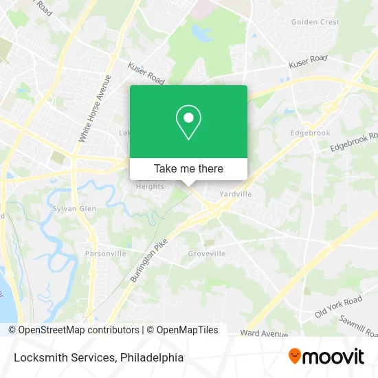 Locksmith Services map