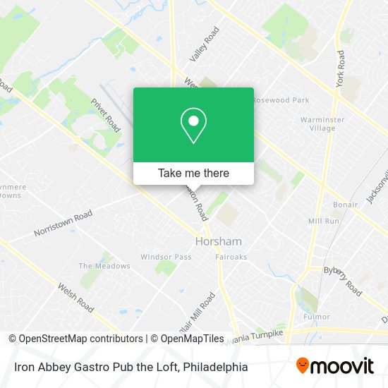 Iron Abbey Gastro Pub the Loft map