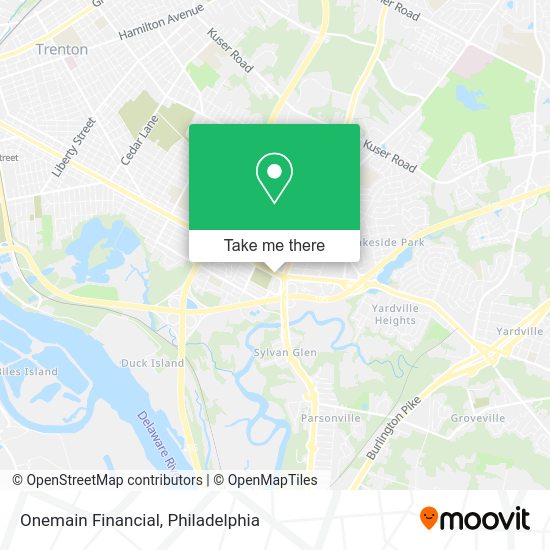 Mapa de Onemain Financial