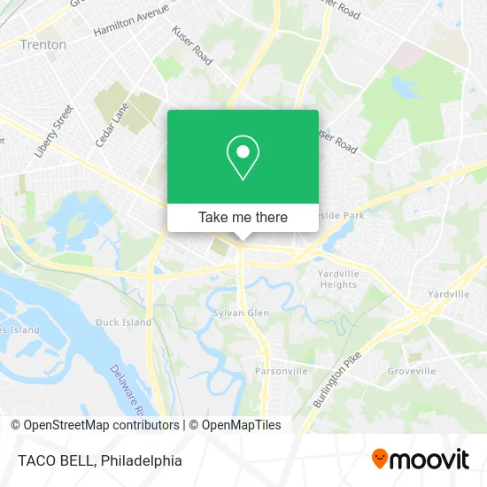 TACO BELL map