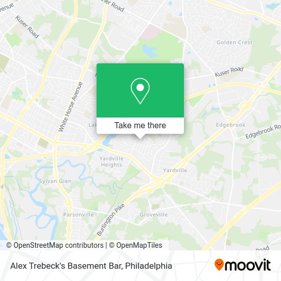 Alex Trebeck's Basement Bar map