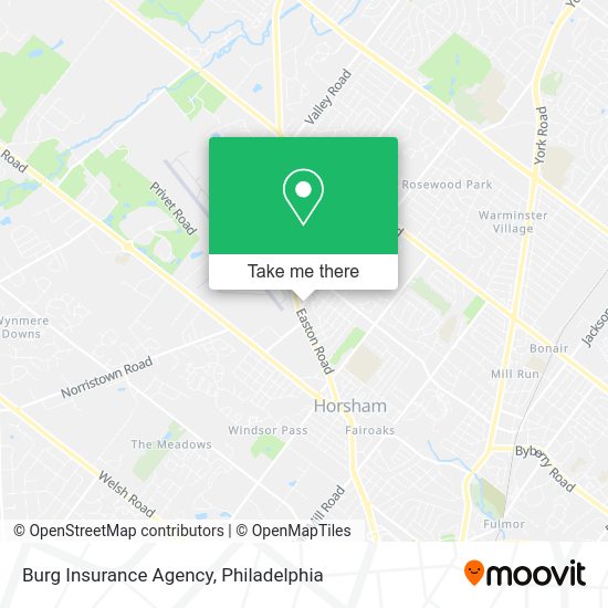 Burg Insurance Agency map