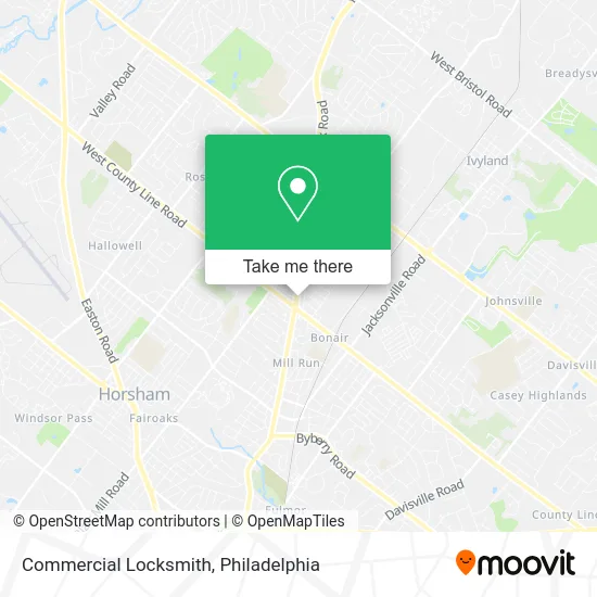 Commercial Locksmith map