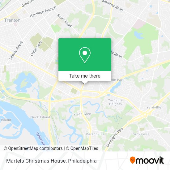 Martels Christmas House map