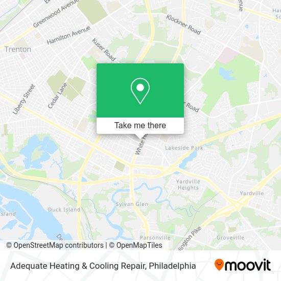 Adequate Heating & Cooling Repair map