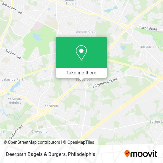Mapa de Deerpath Bagels & Burgers