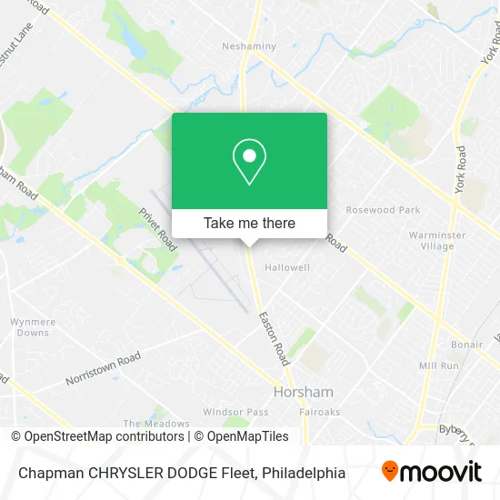Chapman CHRYSLER DODGE Fleet map