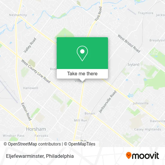 Eljefewarminster map