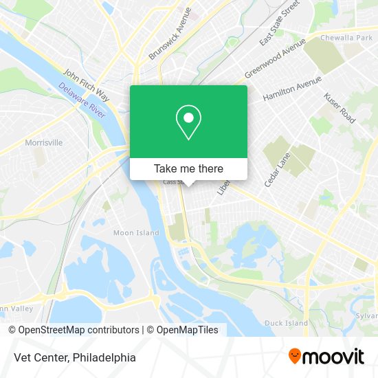 Mapa de Vet Center