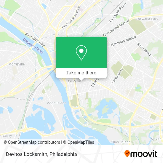 Devitos Locksmith map