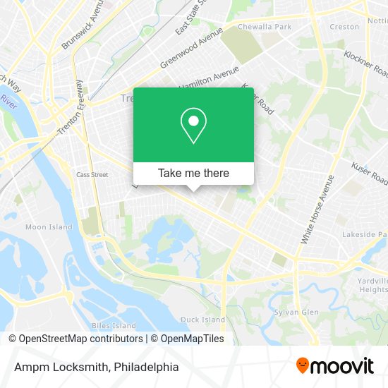 Mapa de Ampm Locksmith