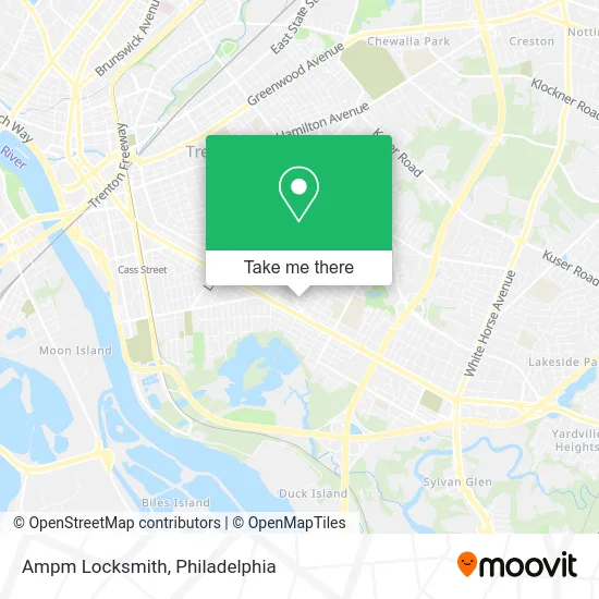 Ampm Locksmith map