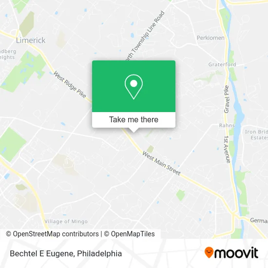Mapa de Bechtel E Eugene